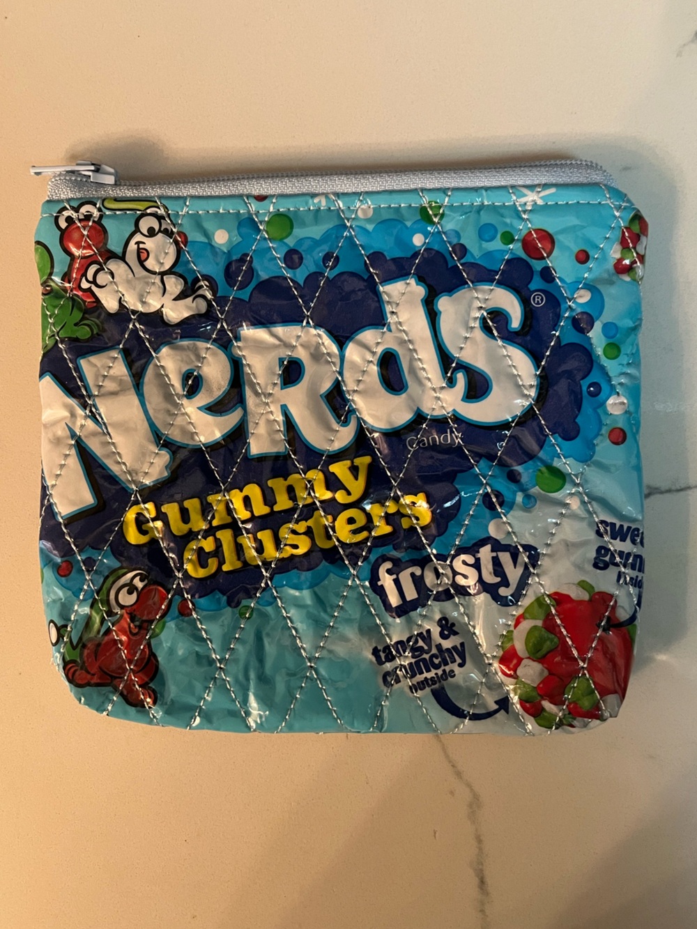Nerds Gummy Clusters Frosty Quilted Coin Purse